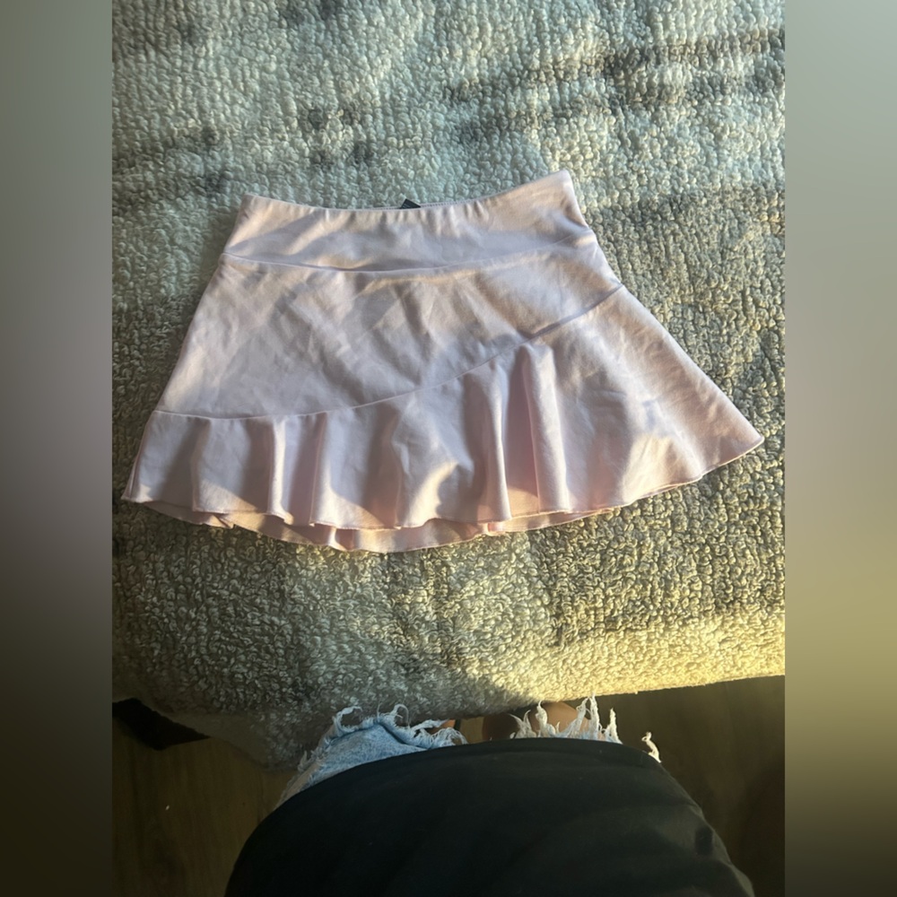 Forever 21 Pink Skater Mini Skirt